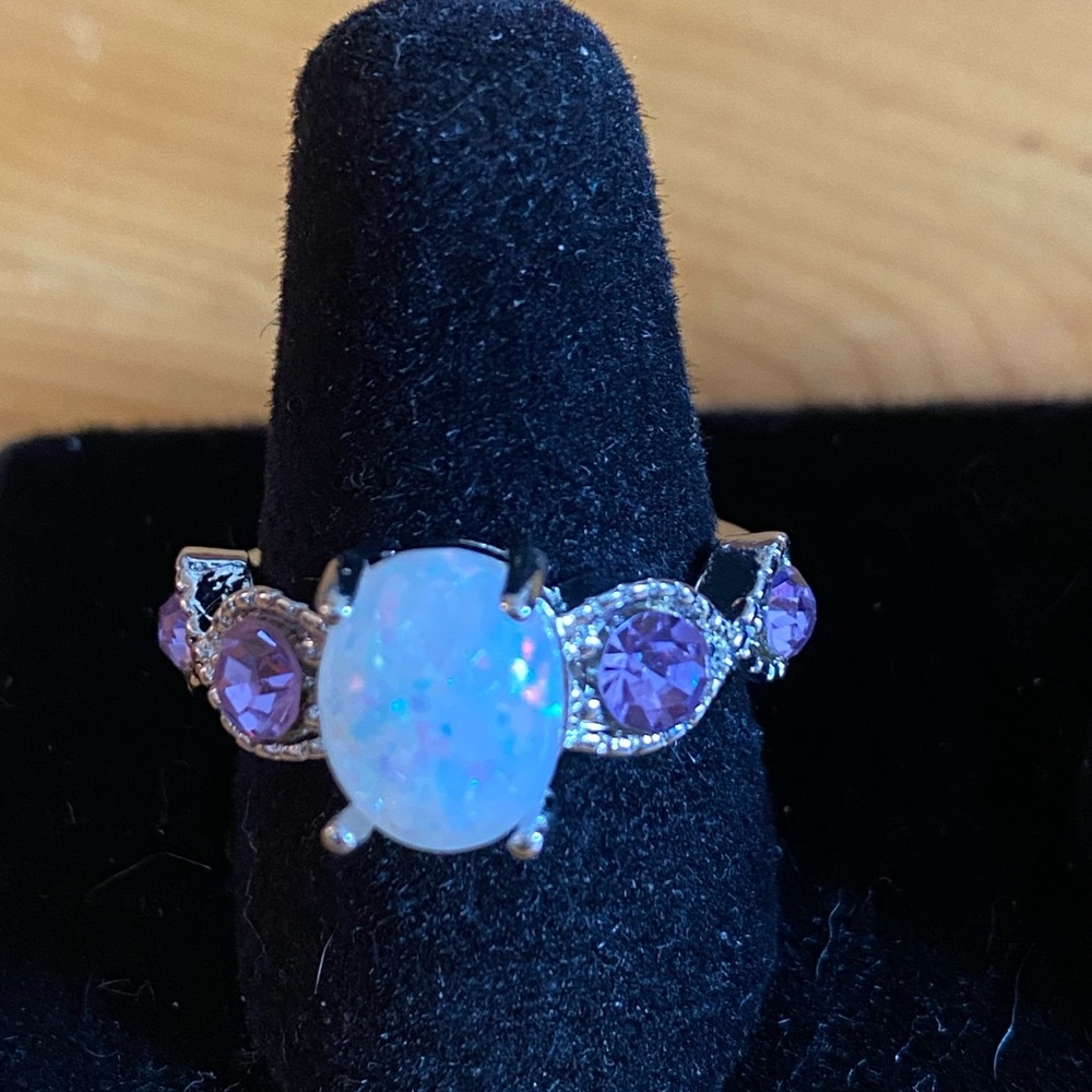 White Opal and Amethyst